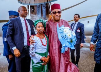 BREAKING: Shettima arrives Lagos, to brief Tinubu on Maiduguri situation