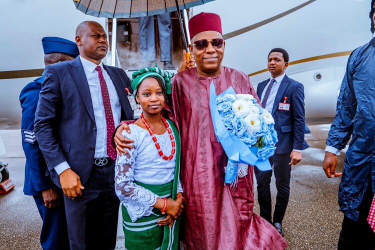 BREAKING: Shettima arrives Lagos, to brief Tinubu on Maiduguri situation