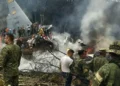 Colombia air force plane crashes, 66 killed