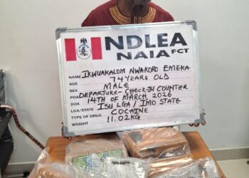 NDLEA arrests UK-bound 74-year-old grandpa, intercepts 339,800 bottles of codeine in Abuja, Lagos