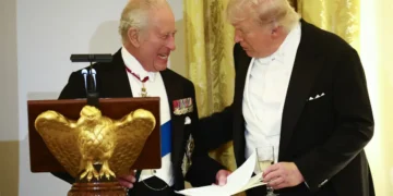 King Charles honors US troops on final day of visit