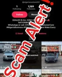 Nigeria Customs warns of fake social media vehicle auction account