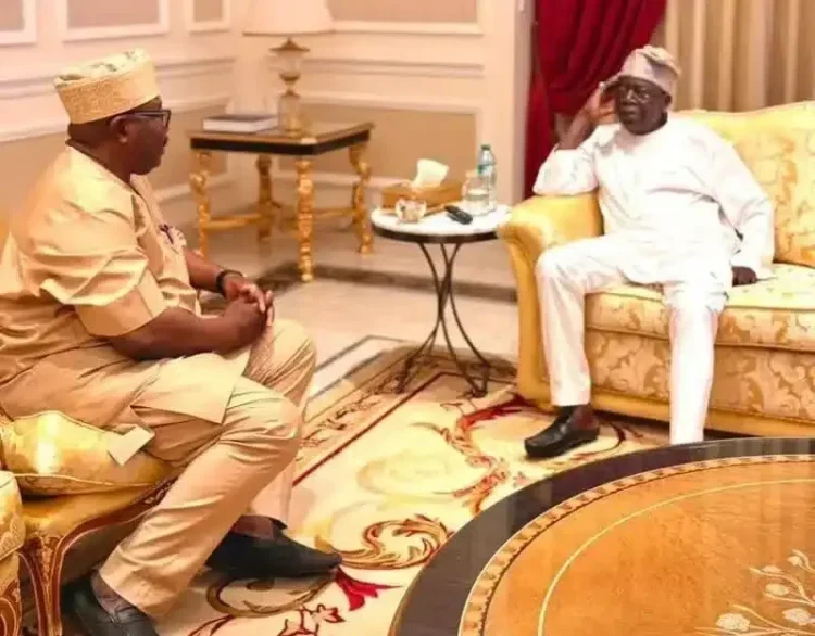 Senator Sharafadeen Alli meets Tinubu in Lagos