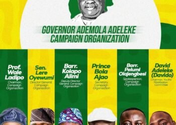 Gov. Adeleke Inaugurates 52-member campaign council, names Davido