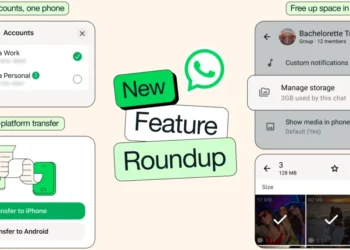 WhatsApp adds multi-account login, chat transfer and storage tools in major update