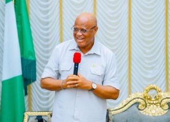 Gov. Eno consults Senate President Akpabio on 2027 re-election bid