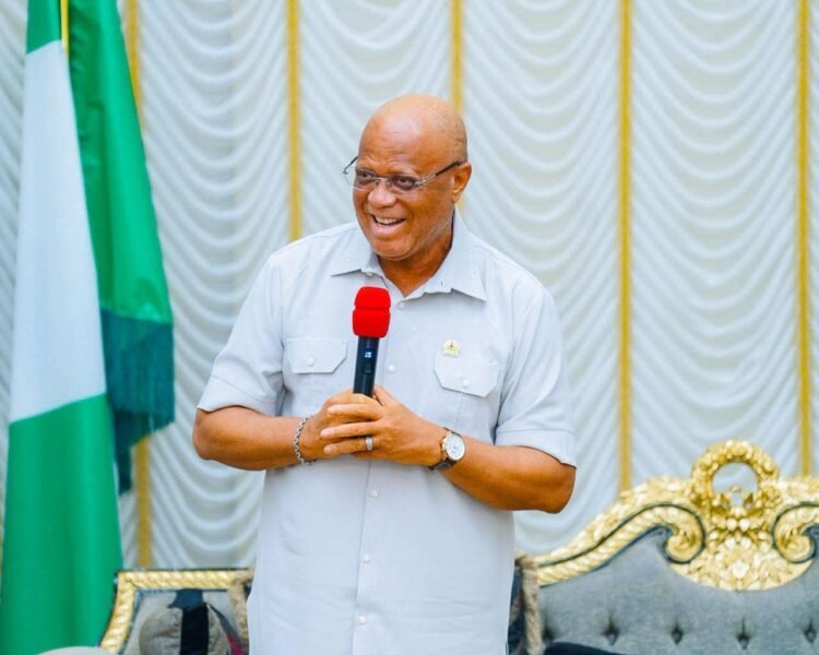 Gov. Eno consults Senate President Akpabio on 2027 re-election bid