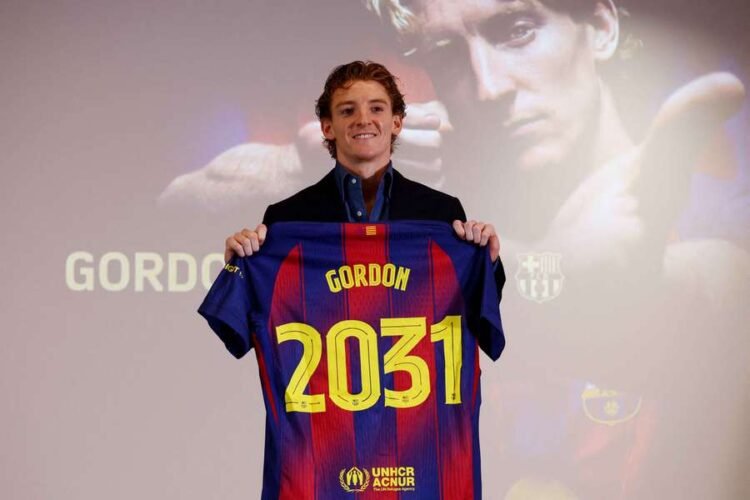Anthony Gordon officially joins Barcelona from Newcastle for £69m