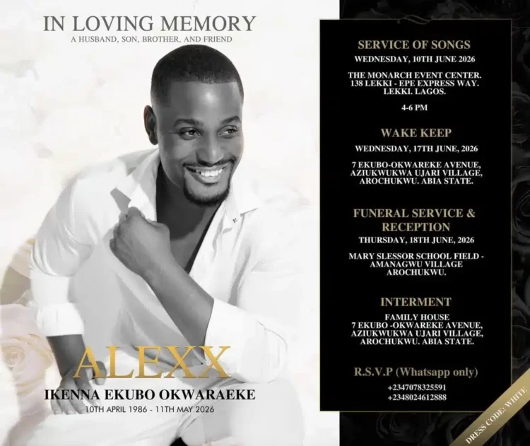Family announces Alexx Ekubo’s burial arrangements
