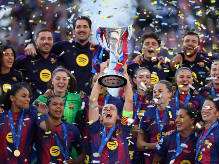 Barcelona defeat Lyon 4-0 to win UEFA Women’s Champions League
