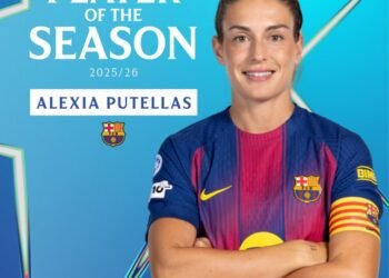 Alexia Putellas named UEFA Women’s Champions League Player of the Season