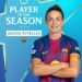 Alexia Putellas named UEFA Women’s Champions League Player of the Season