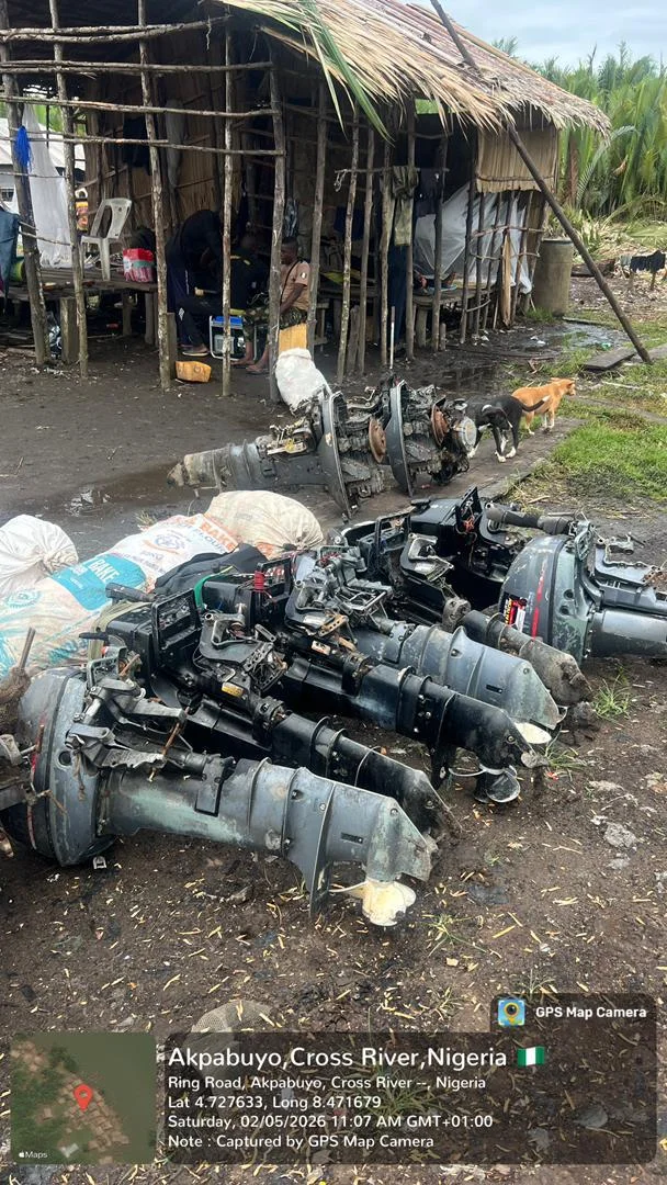 Navy seizes militant boats, engines in Cross River crackdown