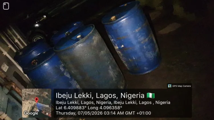 Navy confiscates 1,800 litres of illegal diesel in Lagos raid