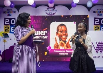Wema Bank’s One-Day MD/CEO, Chinmamanda Ozoakpata, unveils new benefits for children