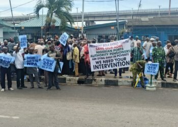 NPA pensioners protest at headquarters over unpaid entitlements, accuse management of silence