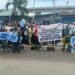 NPA pensioners protest at headquarters over unpaid entitlements, accuse management of silence