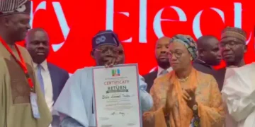 Tinubu receives APC certificate of return for 2027 election
