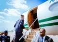 Shettima departs Abuja for Romuald Wadagni’s inauguration in Benin republic