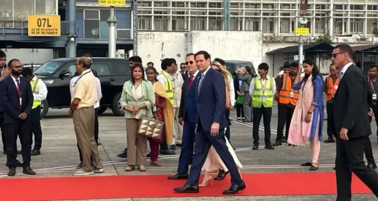 US Secretary of State Rubio arrives in India for his 4-day visit