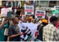 BREAKING: EndBadGovernance protest rocks Lagos; demonstrators demand action on hardship, insecurity
