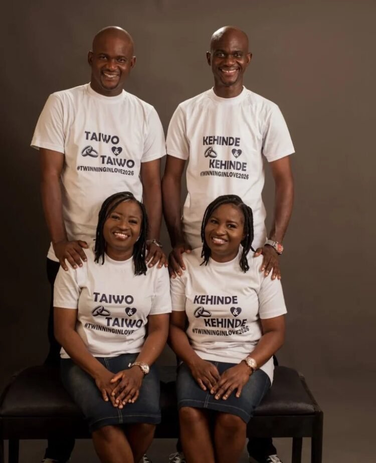 Taiwo marries Taiwo, Kehinde married Kehinde in glamorous wedding in Ibadan