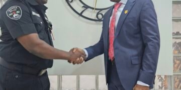 Police Spokesman Anietie Iniedu Visits DIG Frank Mba (Photos)