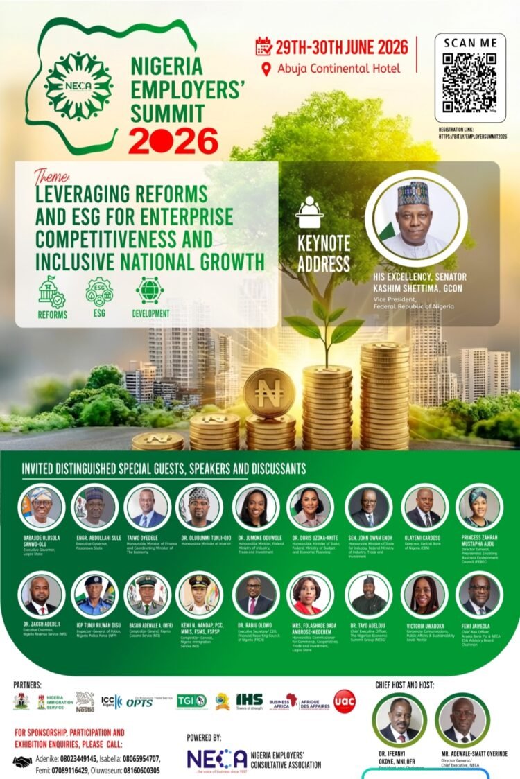NECA to lead national conversation on impact of economic reforms at 2026 Employers’ Summit 