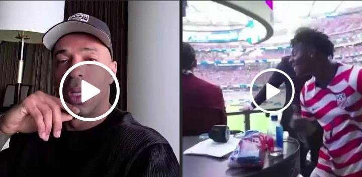 Thierry Henry apologises to Nigerians after offensive World Cup comment while speaking to IShowSpeed