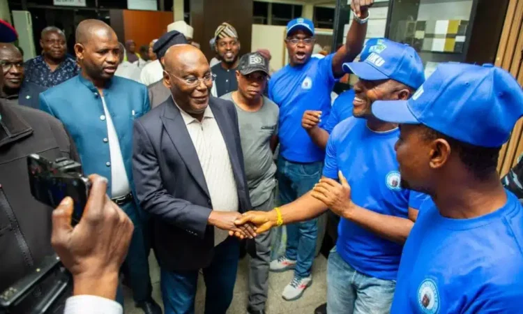 Atiku returns to Nigeria (Photos)