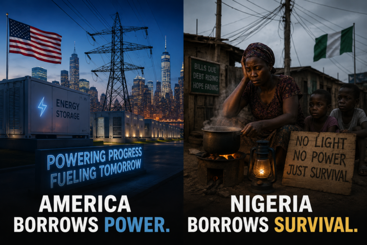 America borrows power, Nigeria borrows survival