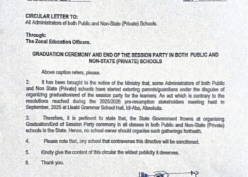 Ogun Govt Bans Graduation Ceremonies and End-of-Session Parties in Public and Private Schools