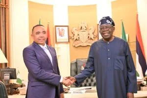 Tinubu receives Madagascar president in Abuja