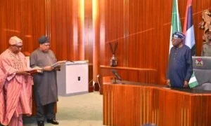 Tinubu swears-in Power, Foreign Affairs ministers