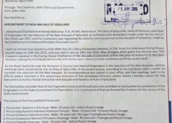 Ogun Govt Dismisses Letter Nominating Five Princes for Awujale Royal Stool