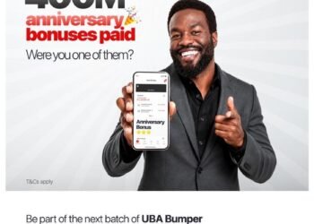 UBA rewards customer loyalty with over ₦400 Million Bumper Account anniversary bonus