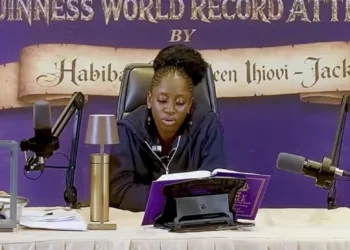 See the Nigerian woman attempting 144-hour Bible reading Guinness world record
