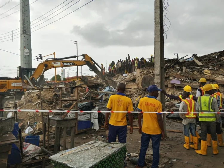 UPDATE: Lagos building collapse death toll hits 8
