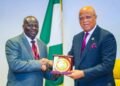 Gov. Eno congratulates UNIUYO new Vice-Chancellor, Prof. Chris Ekong