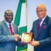Gov. Eno congratulates UNIUYO new Vice-Chancellor, Prof. Chris Ekong