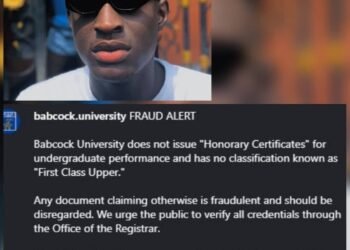 Babcock University disowns Content creator, Carter Efe’s alleged certificate, says it will pursue legal action over forgery