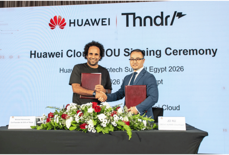 Huawei Cloud, Thndr Partner to accelerate AI-Driven fintech innovation in Egypt