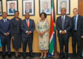 Sim Tshabalala leads Standard Bank delegation on courtesy visit to South African High Commissioner to Nigeria