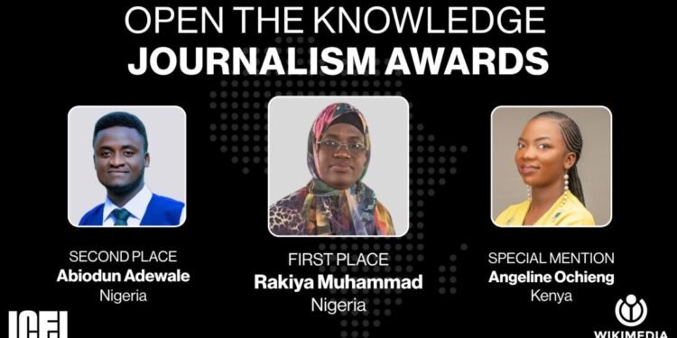 3 Journalists win ‘Open the Knowledge’ awards