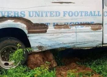 Rivers United escape tragedy after team bus crash