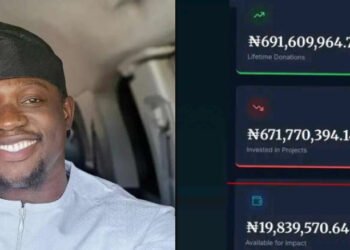 Fresh Screenshot allegedly shows ₦20 Million instead of ₦691 Million in VDM’s NGO Account, Nigerians expresses concerns