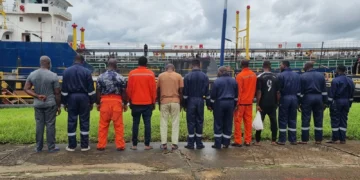 Navy arrests vessel with 650 metric tonnes of stolen crude