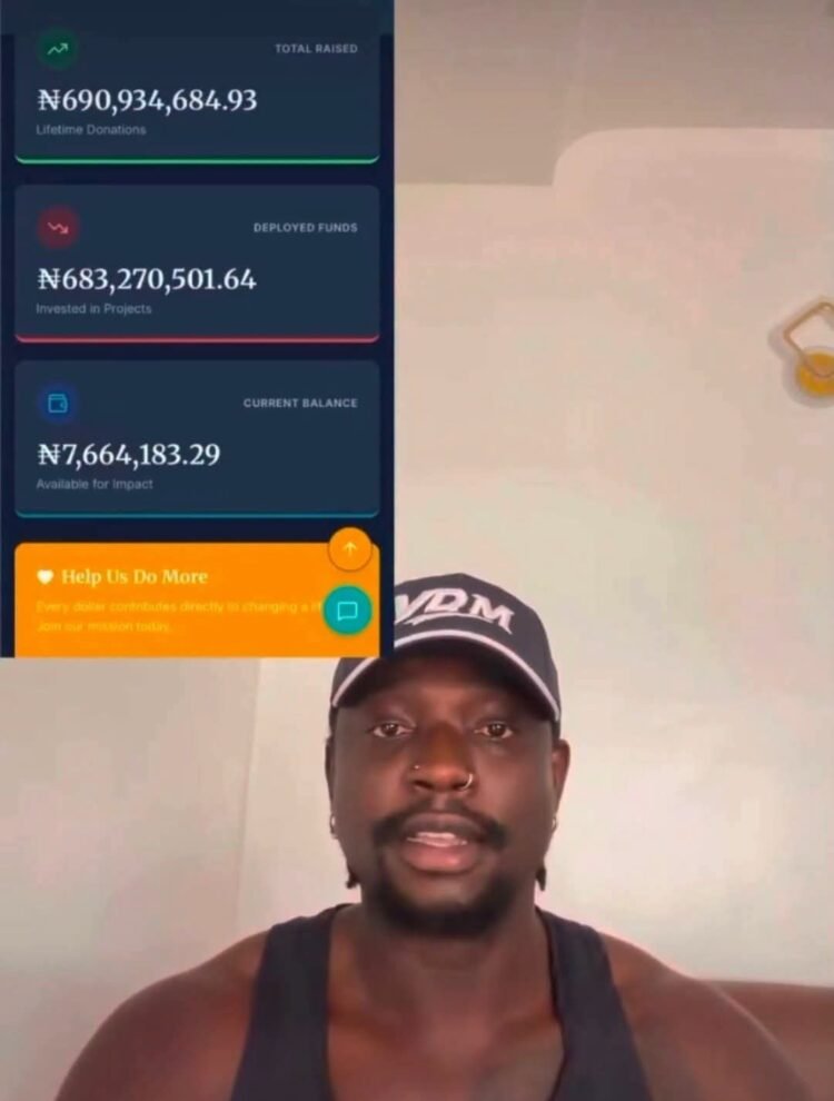 VeryDarkMan explains why only ₦7 million remains in his NGO’s account