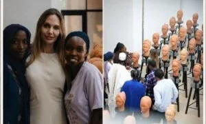 Hollywood actress Angelina Jolie joins unveiling of Chibok schoolgirls tribute exhibition