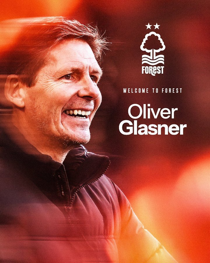 Nottingham forest appoints Oliver Glasner as new head coach